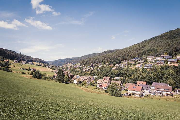 Tonbach im idyllischen Tonbachtal. Einer der Otsteile von Baiersbronn.