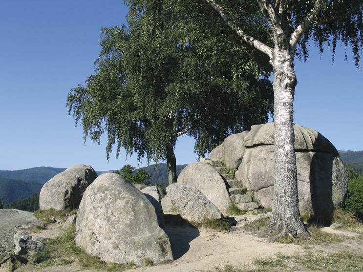 Ein wunderschöner Aussichtspunkt und Naturdenkmal, die Giersteine in Forbach