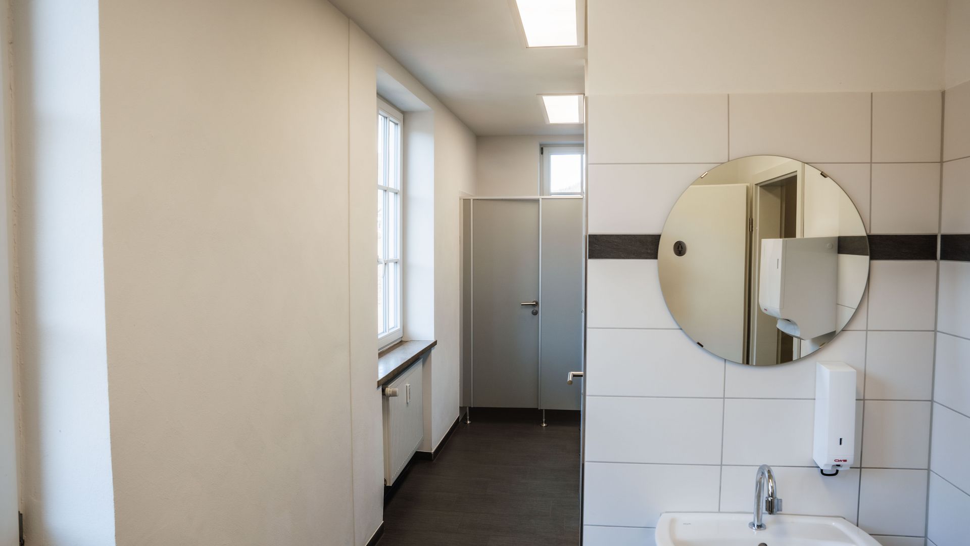 Toiletten im Haus des Gastes in Tonbach