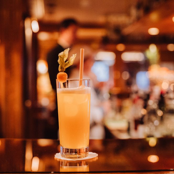 Selbstgemachter Cocktail der Baiersbronner Miniköche