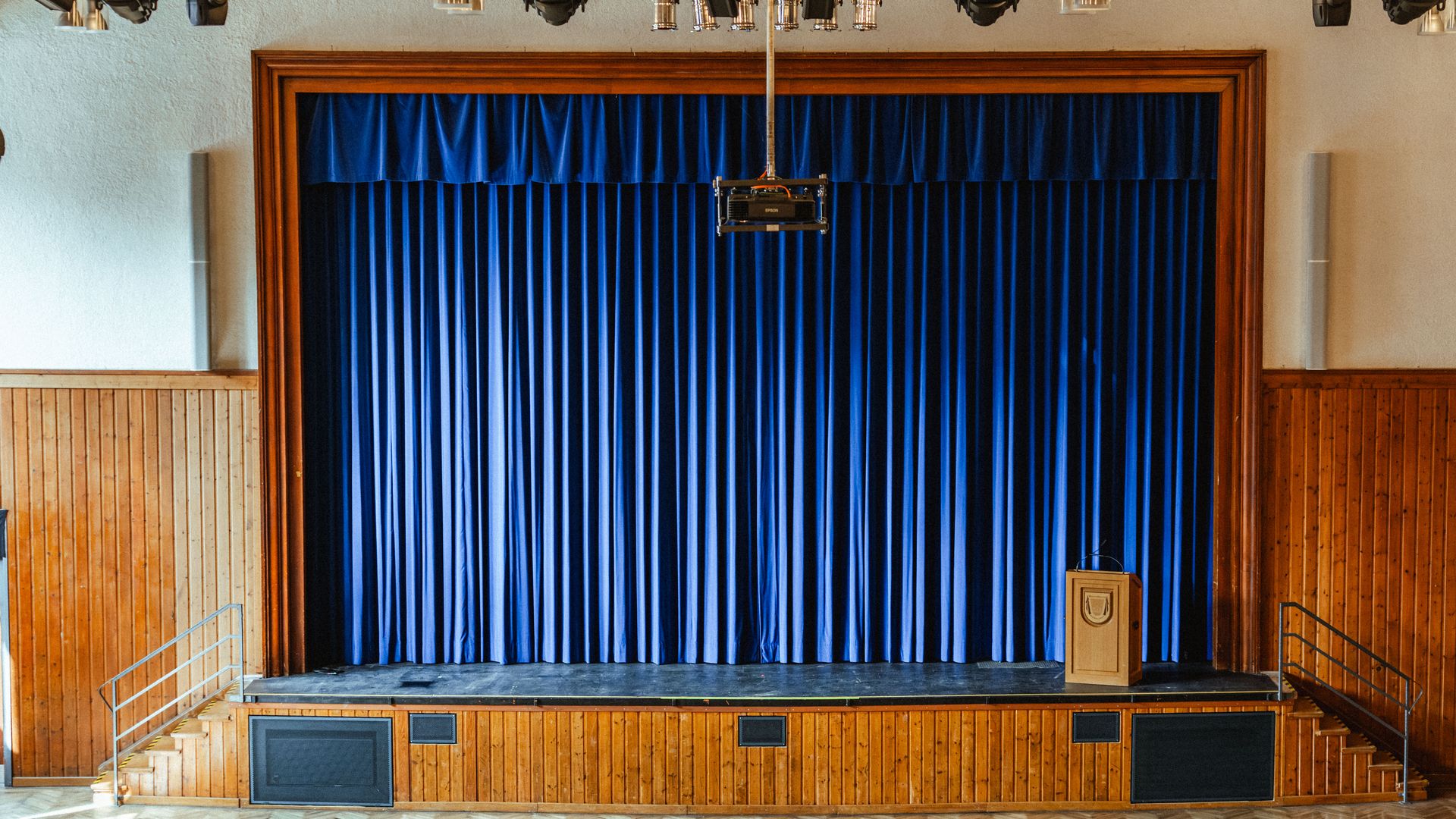 Bühnenansicht Schwarzwaldhalle Baiersbronn