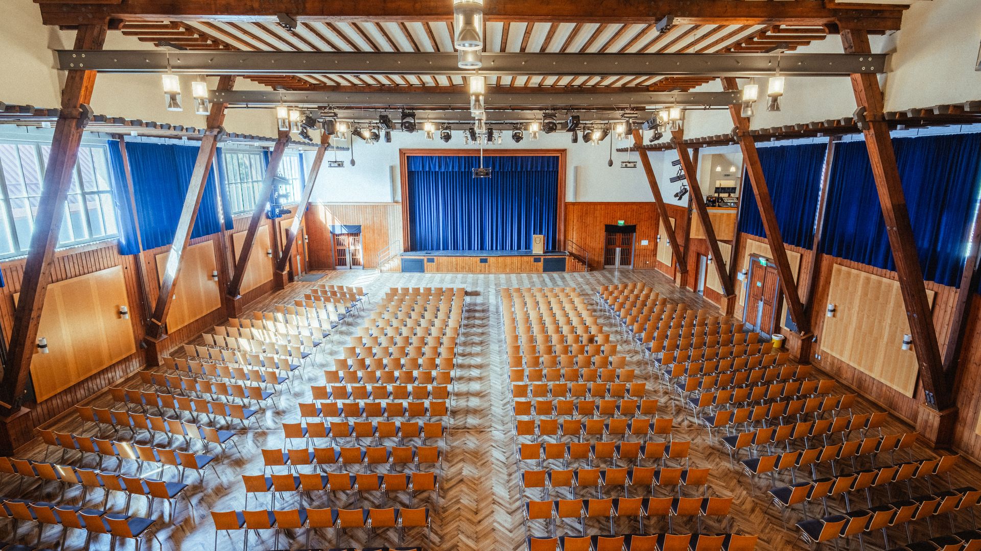 Reihenbestuhlung Schwarzwaldhalle Baiersbronn