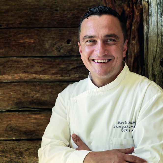 Torsten Michel, Küchenchef des drei-Sterne-Restaurants Schwarzwaldstube im Hotel Traube Tonbach