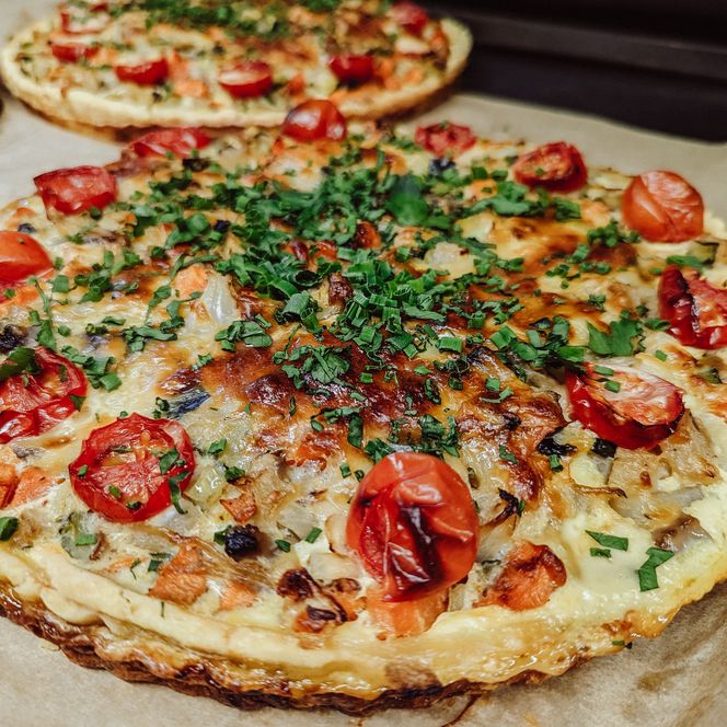 Selbstgemachte Quiche der Baiersbronner Miniköche