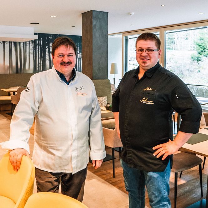Jörg und Nico Sackmann vom Genusshotel Sackmann