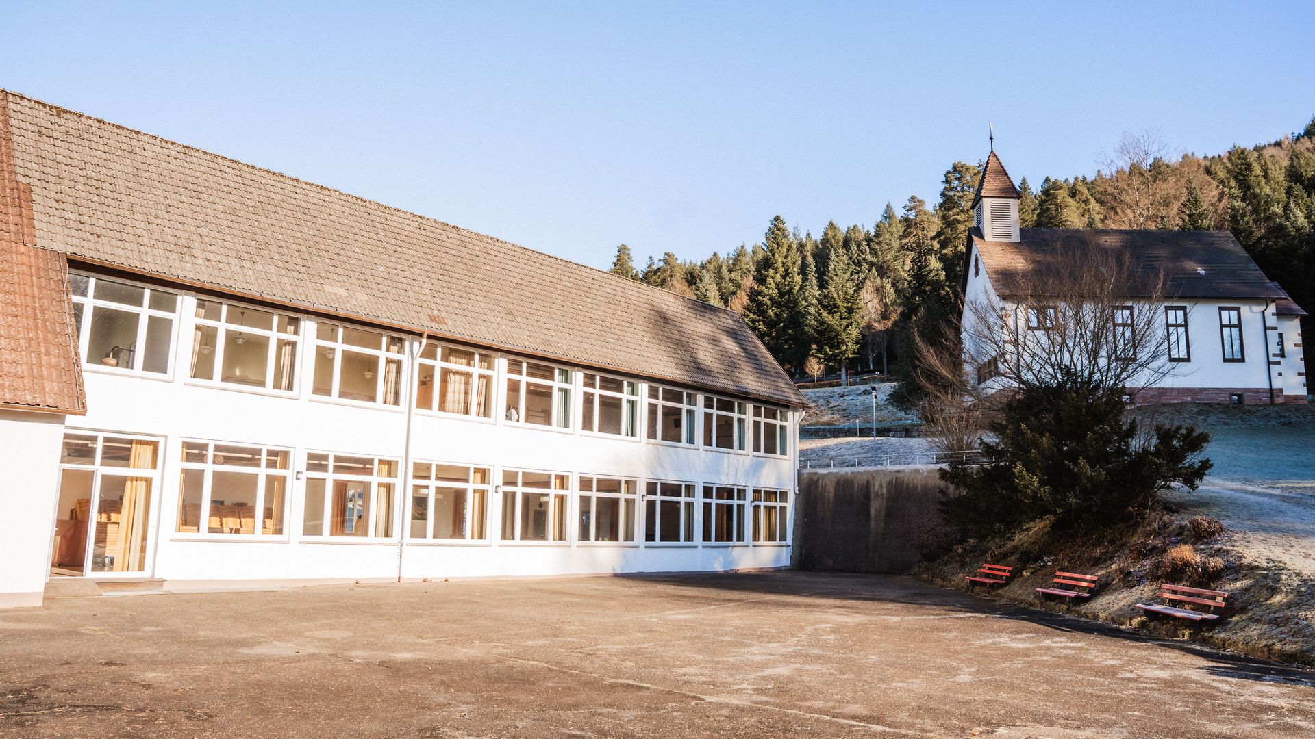 Terrasse im Haus des Gastes in Tonbach