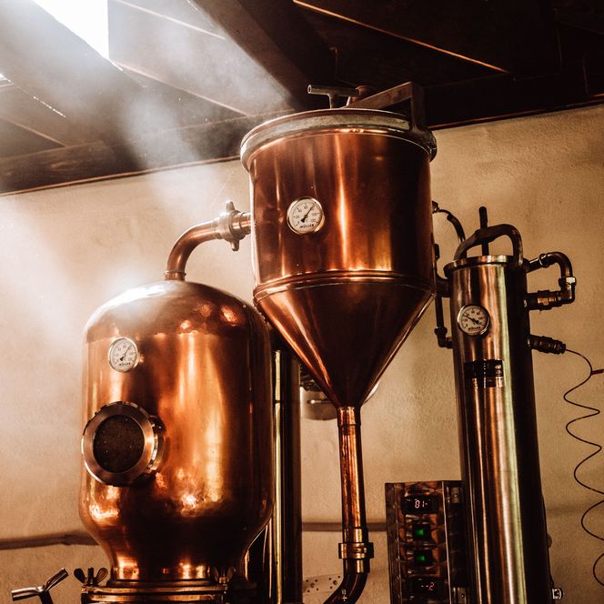 Destillieranlage von Schnapsbrennerin Kathrin Schray aus Schönmünzach