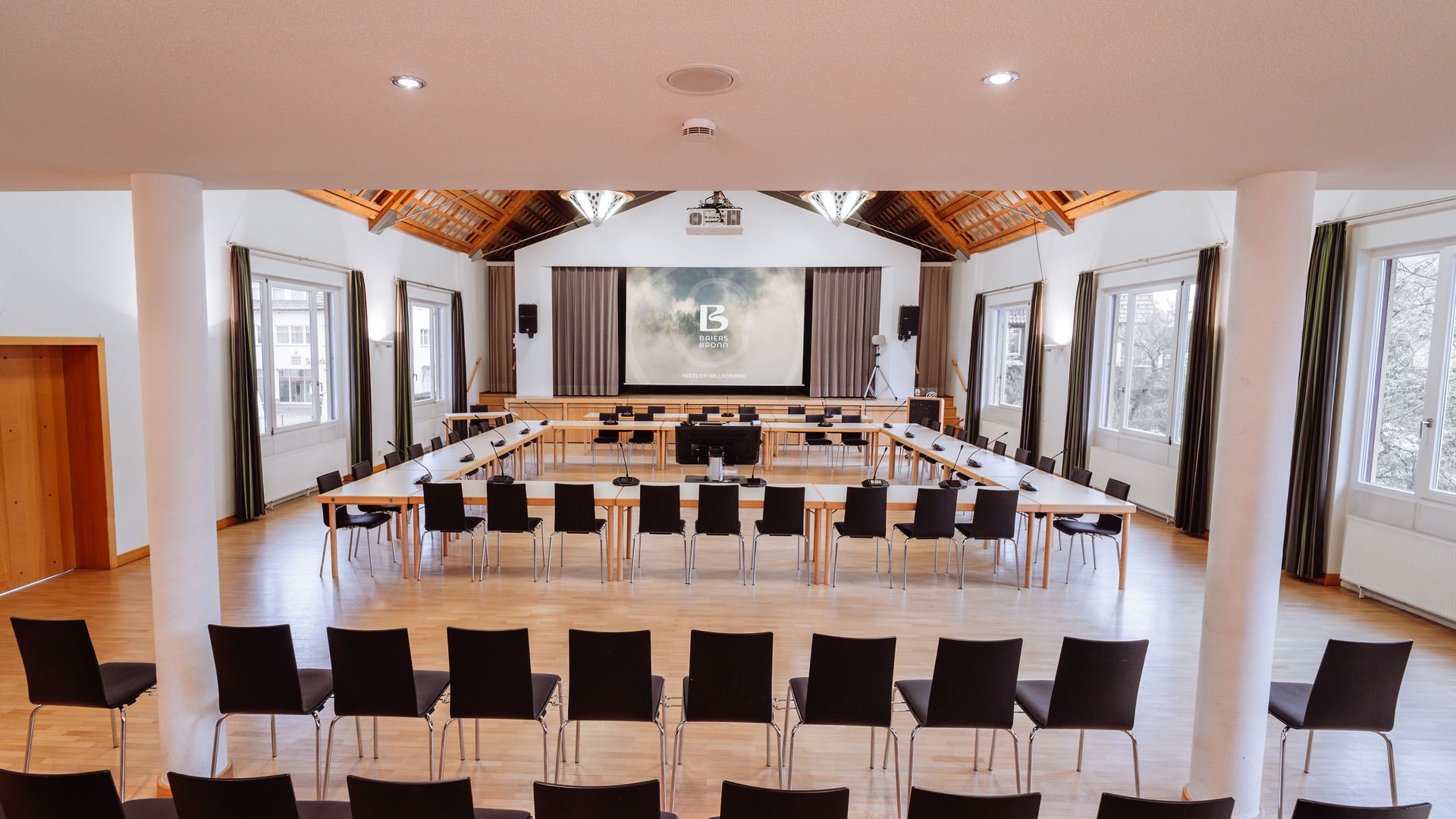 Tagungsbestuhlung Rosensaal Baiersbronn