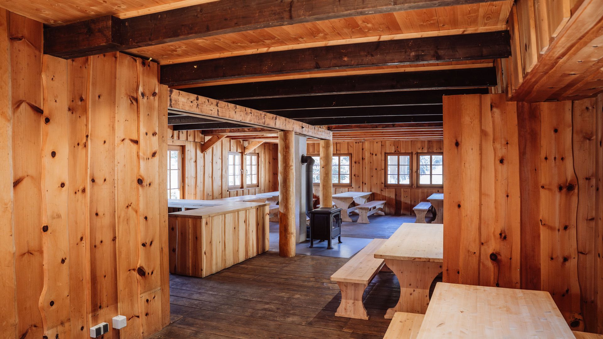 Innenraum Pudelsteinhütte in Baiersbronn-Tonbach
