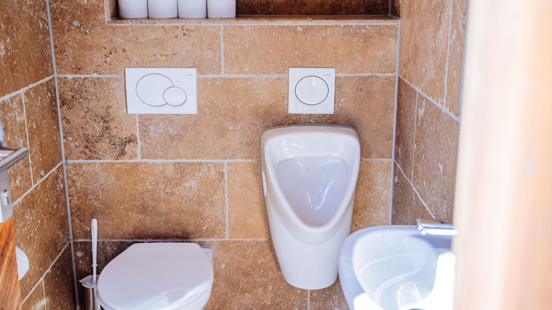 Herrentoiletten Pudelsteinhütte in Baiersbronn-Tonbach