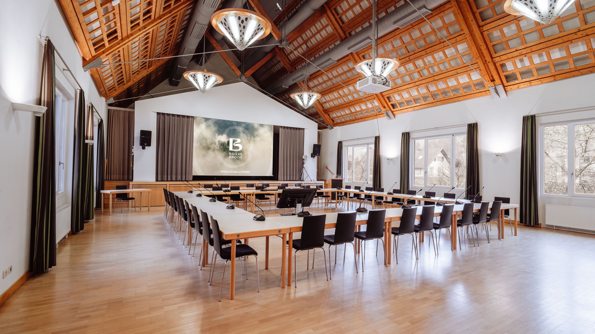 Tagungsbestuhlung Rosensaal Baiersbronn